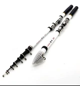 Valkyrie Kazıklı 3 Metre Karbon Fiber Balık Olta Kamış - 9 Boğum 9 Halka Teleskopik - - 9