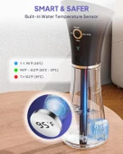 Kaugic Akıllı Su Sıcaklık Sensörü ile Güvenli Kulak Temizleyici - Siyah - 2