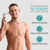 EarBrite Su Gücüyle Çalışan Kulak Temizleyici - İç Kulak Temizleme - Beyaz - 4