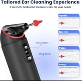 Auracle Kulak Kiri Temizleme - 4 Su Basınç Modu Kulak Temizleyici - Kırmızı - 2