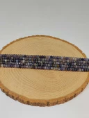 Su Safiri (İyolit) Taşı Rondela Faset Kesim 3.5*5mm Dizi (53104) - 3