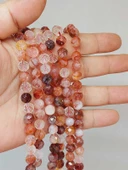 Hematoid Kuvars Taşı Faset Kesim Dizi 7mm (53082) thumbnail 1