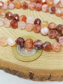 Hematoid Kuvars Taşı Faset Kesim Dizi 7mm (53082) thumbnail 2