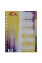 Bafix Seperatör 5 Renkli Plastik A4 - 1