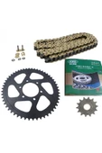 CF MOTO NK 400 ORİNGLİ ZİNCİR DİŞLİ SETİ KMC GOLD ZİNCİR -ARASMOTO - 1