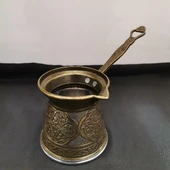 İNDÜKSİYON CEZVE NO:4 ANTİK SARI - 1