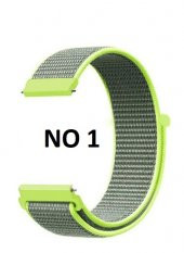 Huawei GT4 GT3 GT2 46mm Kumaş Cırtlı Spor Kordon Kayış (22mm) - 1