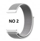 Huawei GT4 GT3 GT2 46mm Kumaş Cırtlı Spor Kordon Kayış (22mm) - 2