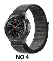 Huawei GT4 GT3 GT2 46mm Kumaş Cırtlı Spor Kordon Kayış (22mm) - 4