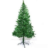 150 Cm Yılbaşı Ağacı 320 Gür Dallı Metal Gövde Metal Ayak Lüks Çam Ağacı - 4