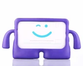 Galaxy Tab 4 T280 Figürlü Silikon Çocuk Tablet Standlı Kılıf - 8