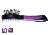 Karlie 2 Taraflı Fırça 21X6X6 CM Mor-Siyah - 1