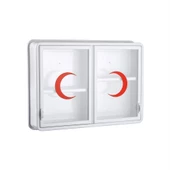 Ecza Dolabı Pratik Açılır Kapanır Kapaklı 45cmx35cmx10cm-156 - 1