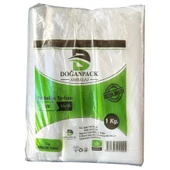 Doğanpack Şeffaf Naylon 2 lik 23x36 Cm. Bakkaliye Poşeti Torbası - 1 Kg. - Ort. 190 Adet - 10 Paket - 2