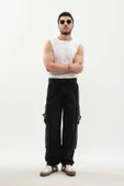 Erkek Kargo Cepli Jean Pantolon - 2