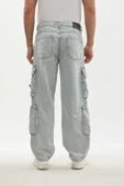 Erkek Kargo Cepli Jean Pantolon - 7