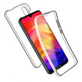 Xiaomi Redmi Note 8 Kılıf 360 Ön Silikon Arka Sert Mika Şeffaf Tam Koruma Kılıf - 3