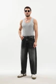 Erkek Skater Fit Jean Pantolon Antrasit - 3