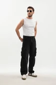 Erkek Kargo Cepli Jean Pantolon - 3