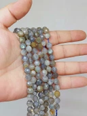Labradorit Taşı Faset Kesim Dizi 7.5mm (53080) thumbnail 1