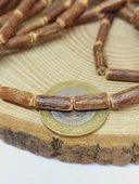 Hindistan Cevizi Kabuğu Ahşap Dizi Boru Kesim 4.5*15mm (53056) - 2