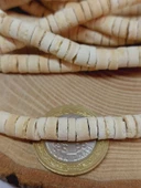 Hindistan Cevizi Kabuğu Ahşap Dizi Silindir Kesim 3*7mm (53060) - 2