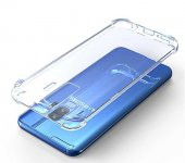 For Samsung Galaxy A6 Plus Kılıf Şeffaf Korumalı Sert Silikon Kapak - 4