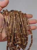 Hindistan Cevizi Kabuğu Ahşap Dizi Boru Kesim 4.5*15mm (53056) - 1