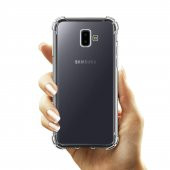 Samsung Galaxy A46  Kılıf Anti-Shock Şeffaf Mika Sert Kapak - 4