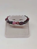 Turmalin Taşı Karışık Renkler Şekilsiz Unisex Bileklik (53044) thumbnail 2