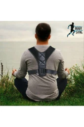 Tam Ortopedik Dik Duruş Korsesi Bayan Erkek Bel Sırt Kamburluk Önleyici Korse Dik Durmak thumbnail 3