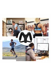 Tam Ortopedik Dik Duruş Korsesi Bayan Erkek Bel Sırt Kamburluk Önleyici Korse Dik Durmak thumbnail 8