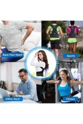 Manyetik Dik Durmak Için Korse Ortopedik Kamburluk Önleyici Bayan Erkek Dik Duruş Bel Sırt Korsesi thumbnail 4