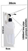 Dezenfektan Dispenseri Kol İle Kullanım 1000ML Kapasite Şişe dahil-5Adet - 2