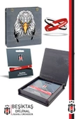 Beşiktaş Orijinal Lisanslı 3'lü BJK Silikon Bileklik Kartal Baskılı Hediyelik Ahşap Kutulu - 1