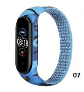 Xiaomi Mi Band 5 Kumaş Örgü Spor Kordon Kayış -KAMUFLAJ - 4