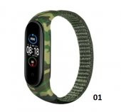 Xiaomi Mi Band 5 Kumaş Örgü Spor Kordon Kayış -KAMUFLAJ - 10
