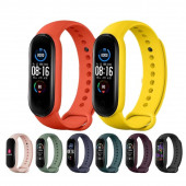 Xiaomi Mi Band 6 Mi Band 5 Silikon Kordon Kayış - 1