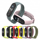 Xiaomi Mi Band 6 Mi Band 5 Silikon Kordon Kayış - 3
