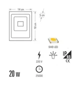 CATA 20W RENKLİ LED PROJEKTÖR GÜNIŞIĞI - 2