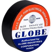 GLOBE 18MM İzole Bant SİYAH Elektrik Bandı - 1