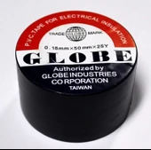 GLOBE Geniş 50mm İzole Elektrik Bant Siyah (ENDER) - 2