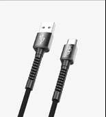 LİNKTECH USB-TYPE-C 5V 3A 1M Şarj Kablosu İP Örgülü - 3