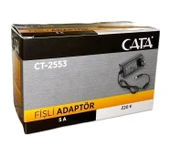 CATA 12v 5A Fişli Adaptör Plastik Kasa 42-60w IP44 5.5x2.5mm Jaklı - 2