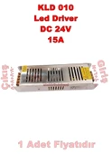 K2 24V 15A Adaptör Metal Kasa 360W IP20 - 1