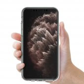 Apple iPhone 11 Pro Max 360 Derece Şeffaf Silikon Kılıf Komple Koruma - 6