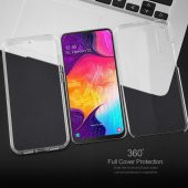Samsung Galaxy A50 360 Derece Şeffaf Silikon Kılıf Komple Koruma - 3