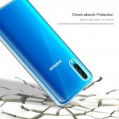 Samsung Galaxy A50 360 Derece Şeffaf Silikon Kılıf Komple Koruma - 6
