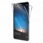 Huawei Mate 10 Pro 360 Derece Şeffaf Silikon Kılıf Komple Koruma - 1