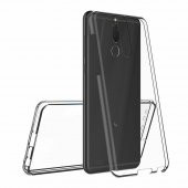 Huawei Mate 10 Pro 360 Derece Şeffaf Silikon Kılıf Komple Koruma - 5